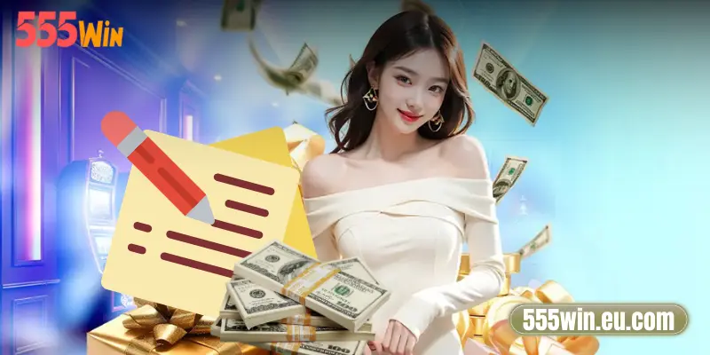 Các bước rút tiền 555Win nhanh gọn