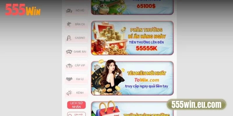 Khuyến Mãi 555Win - Sự Kiện Hot Dành Cho Người Chơi 1 Tổng hợp các khuyến mãi 555Win đang triển khai